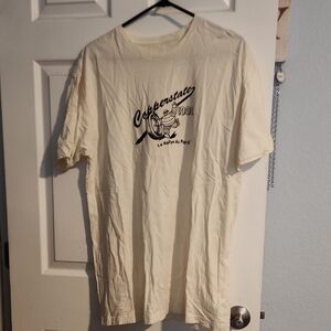 Cream Short Sleeve Tees Casual Style